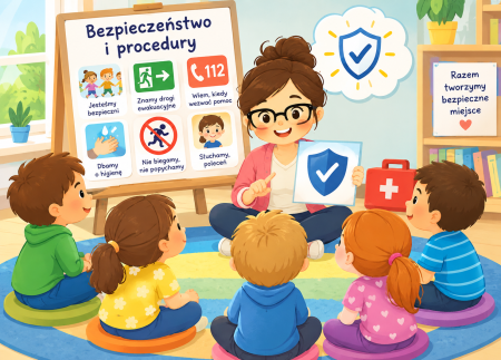 Bezpieczeństwo / Procedury w Przedszkolu nr 8 w Malborku