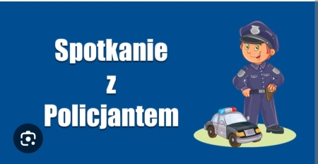 Wizyta policjantów w przedszkolu