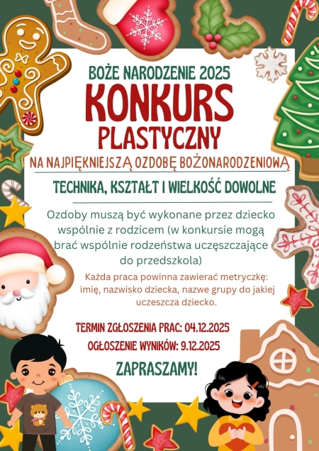 Uwaga! Konkurs bożonarodzeniowy!