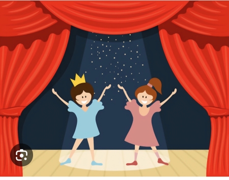 Oglądanie teatrzyku pr. Powrót w krainę Baśni